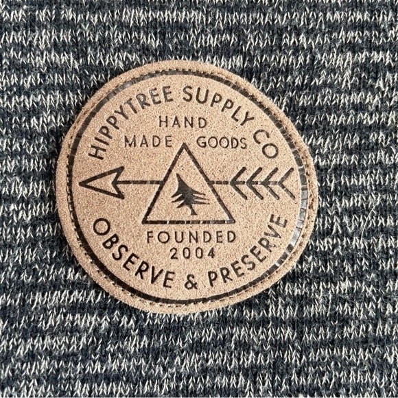 Hippy Tree Ballard Crew Sweatshirt in Grey/Black - Picture 4 of 11